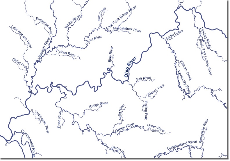 Rivers Streams Symbols - Figure 1