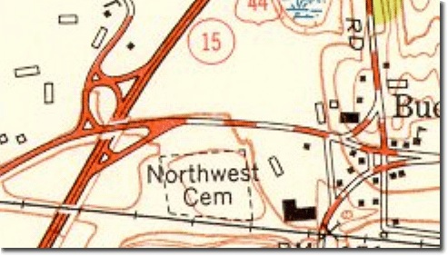 Example of masking on a USGS 1:24,000 scale map