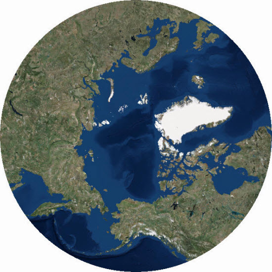 Arctic Polar Imagery map