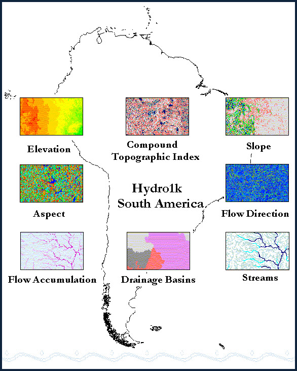 HYDRO1K for South America