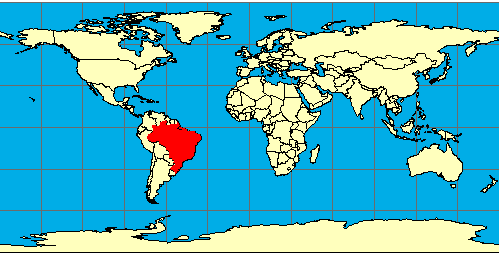 Brazil highlighted
