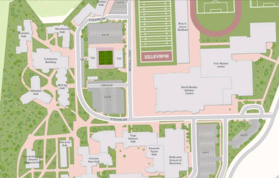 McMaster University Campus Map